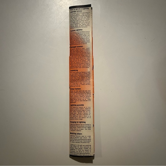 Vintage Sewing and Crafting Supplies - Vintage Lightning Zipper - Monarch Pins - Picture 11 of 12